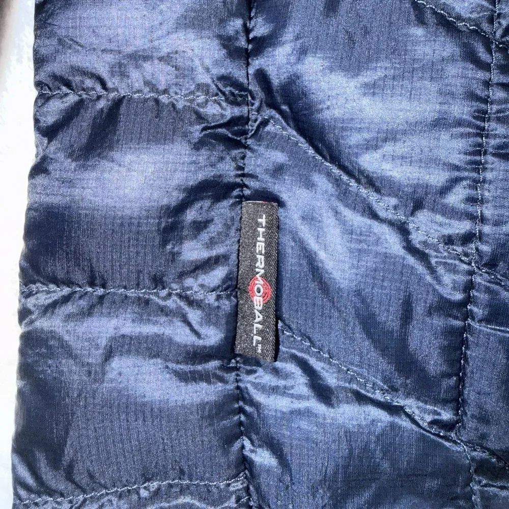 The North Face ThermoBall Eco Jacket Insulated Quilted Mens Large Blue Outdoor